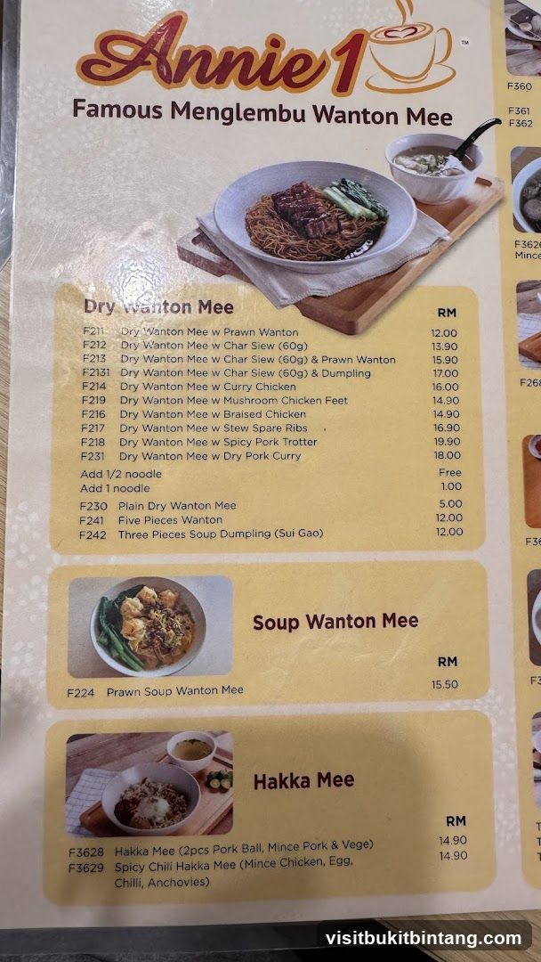 Annie 1 Famous Menglembu Wanton Mee
