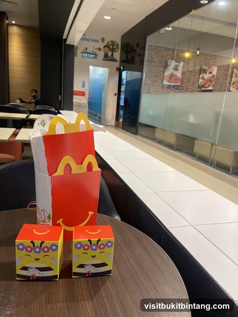 Happy Meal Boxes and Squishmallows