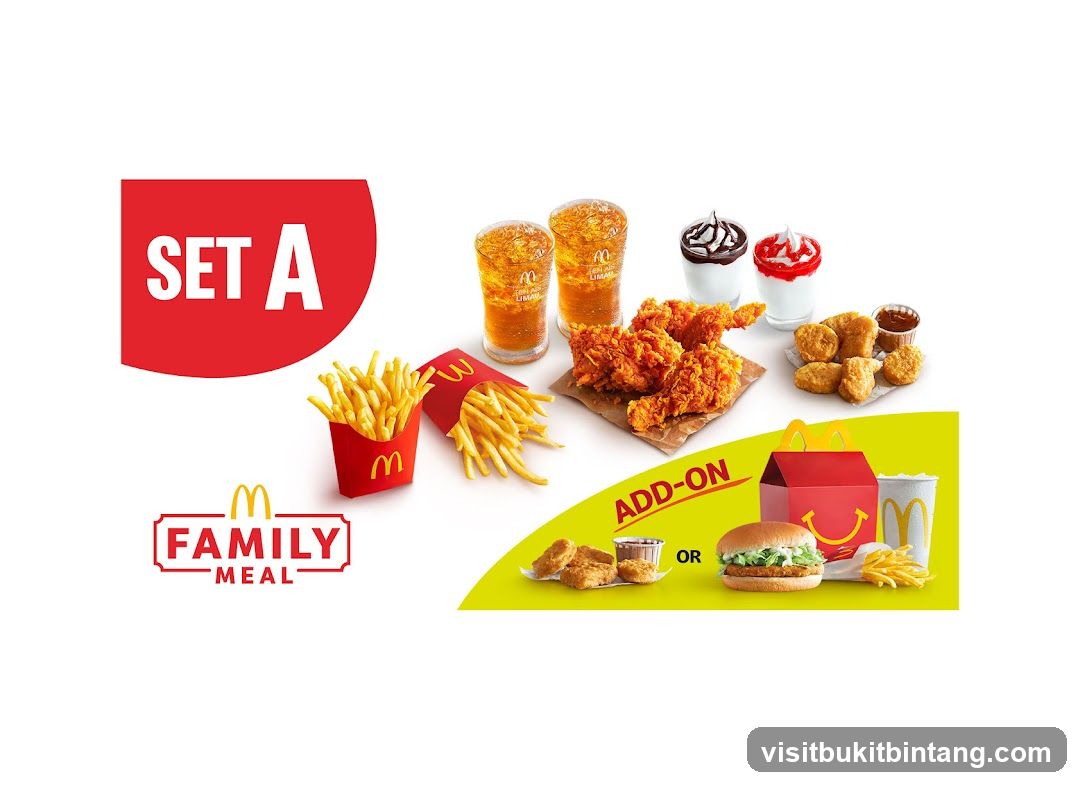 McDonald's Family Meal Set A