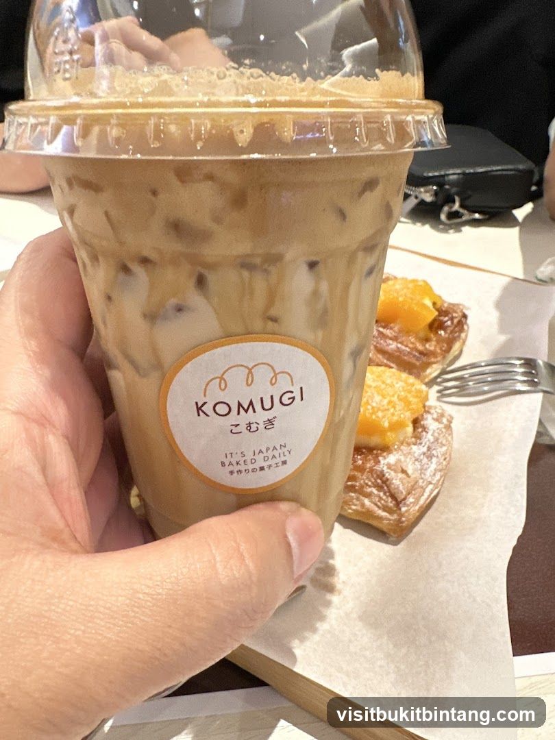 Iced Coffee and Pastry