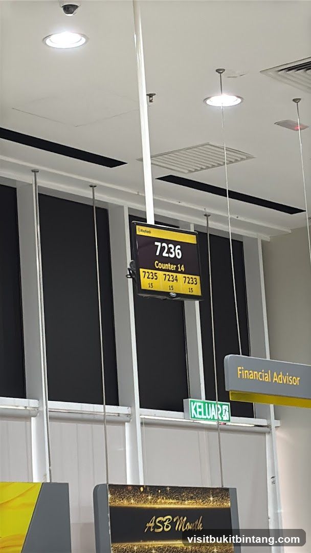 Maybank Queue Display