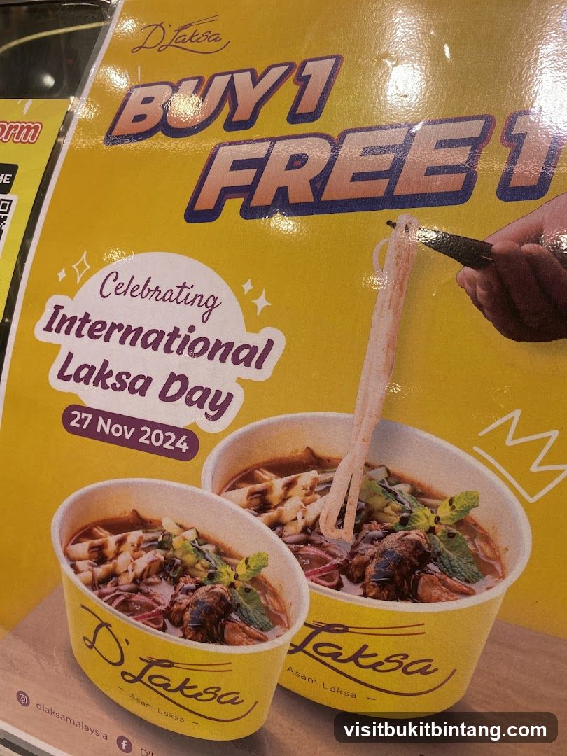 D'Laksa Buy 1 Free 1 Promotion