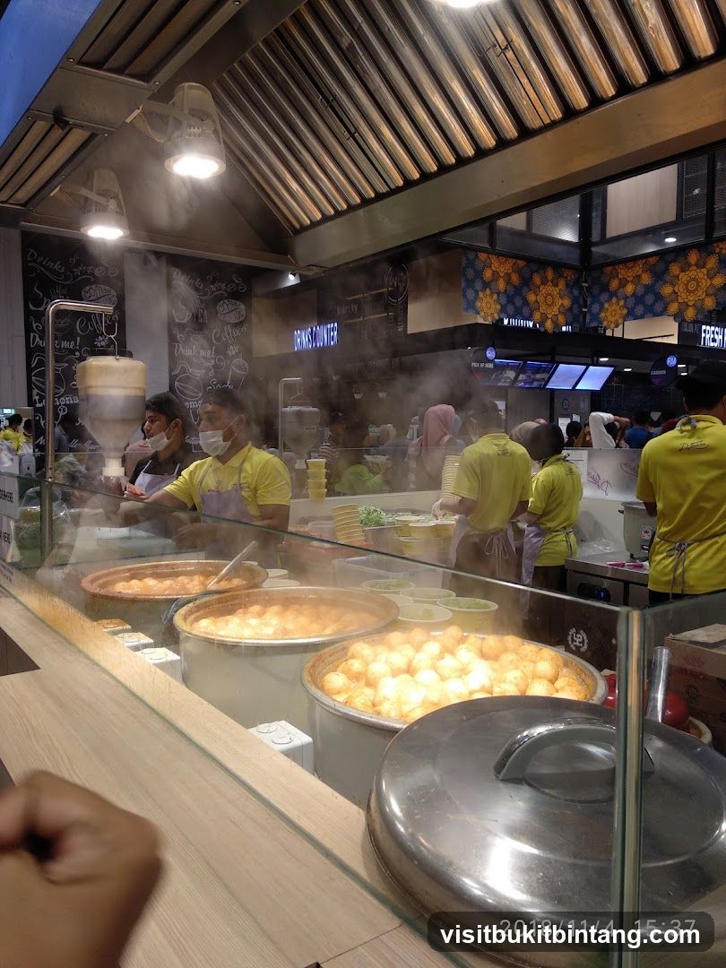 Food Stall with Staff