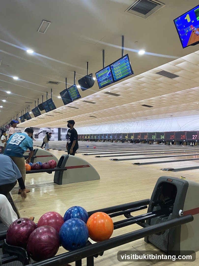 Bowling Alley with Scoreboards