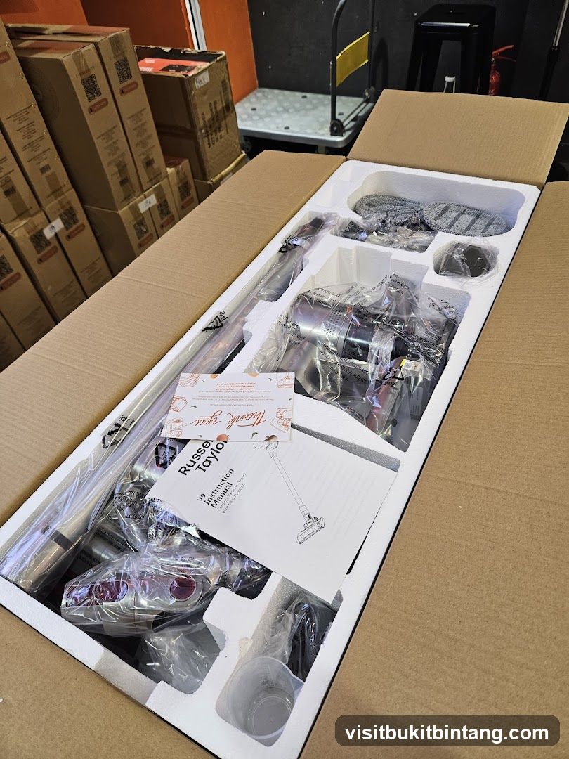 Vacuum Cleaner Box Contents