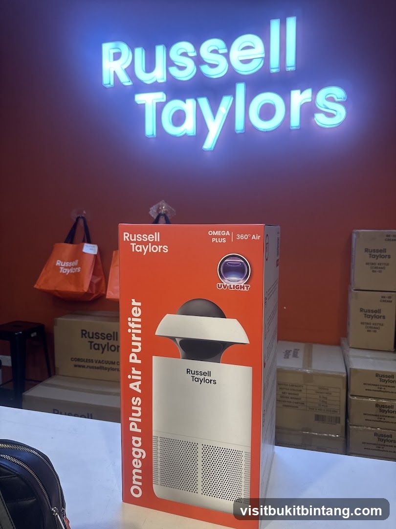 Russell Taylors Air Purifier Display
