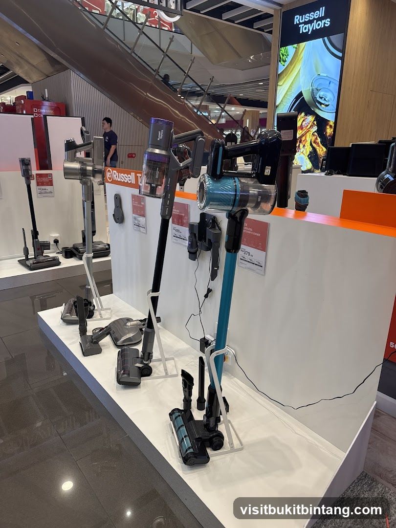 Vacuum Cleaners Display