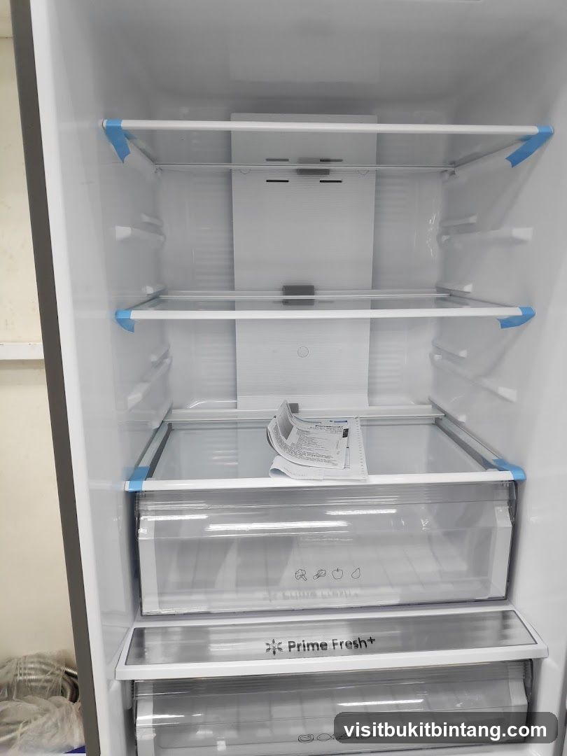Empty Refrigerator Interior