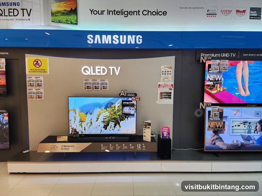 Samsung QLED TV Display