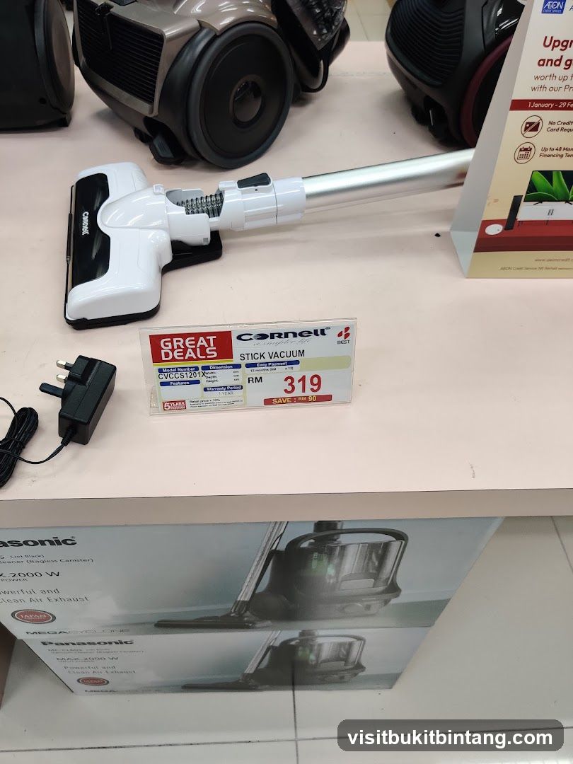 Cornell Stick Vacuum Display