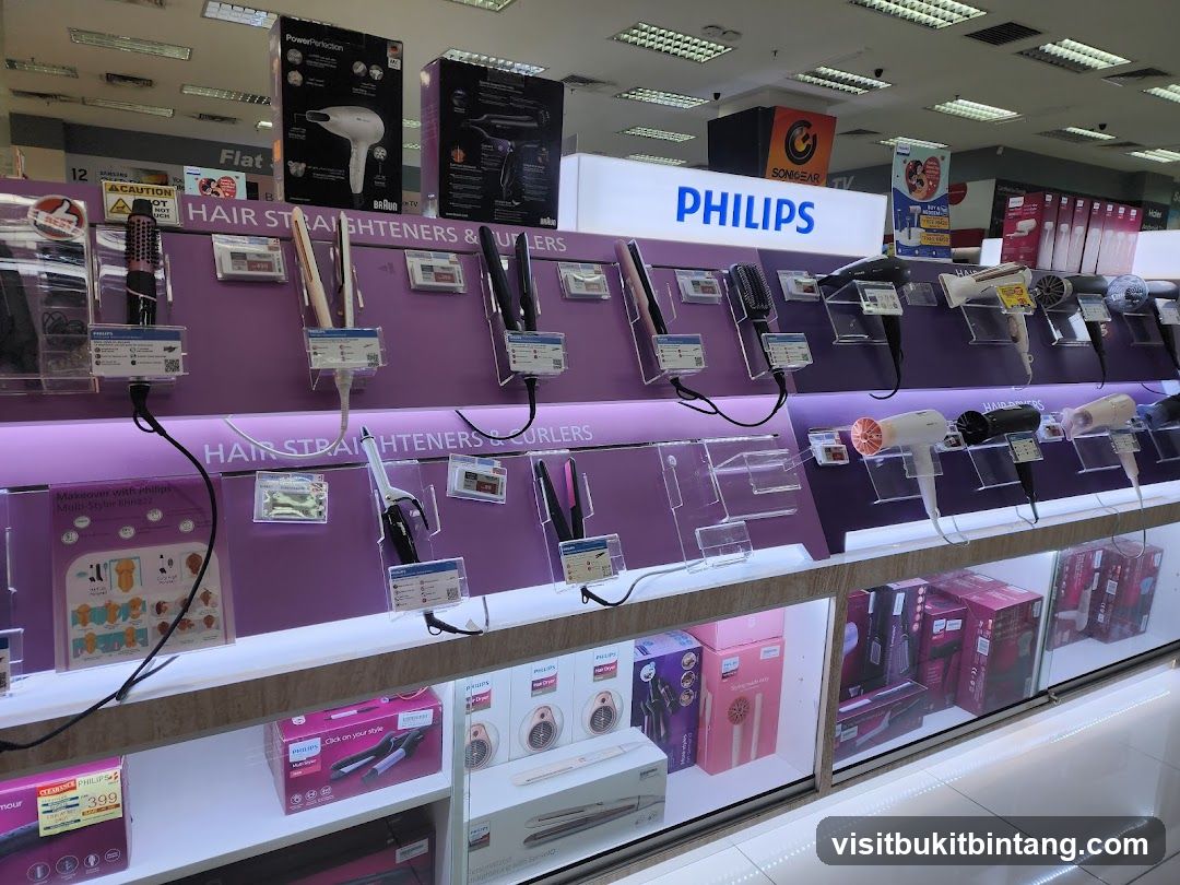 Hair Styling Appliances Display