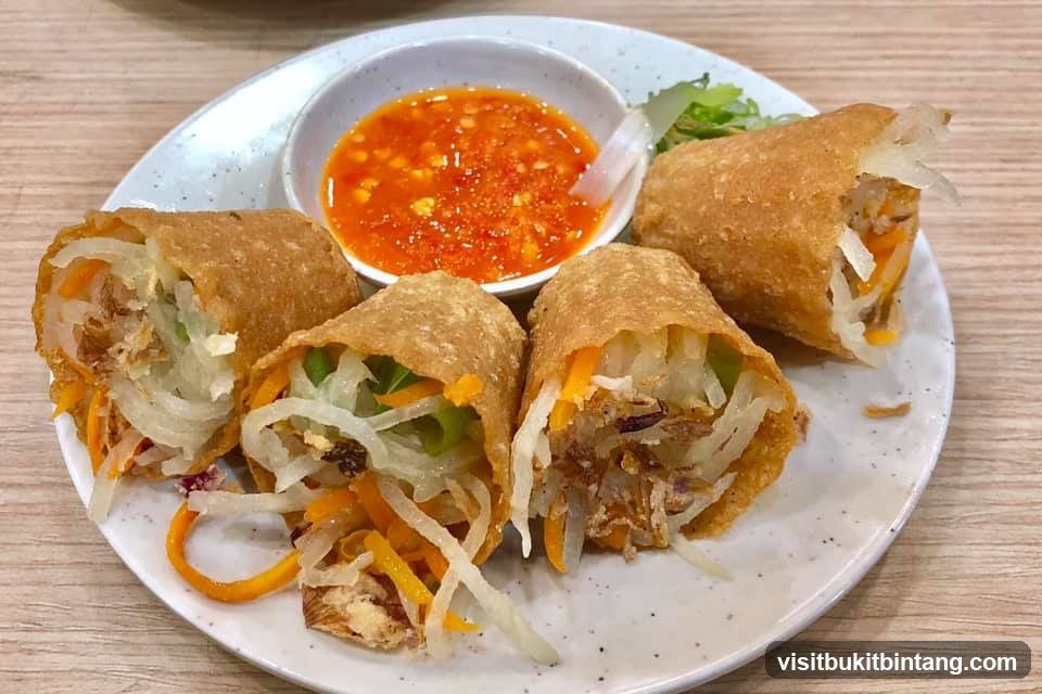 Spring Rolls with Dipping Sauce