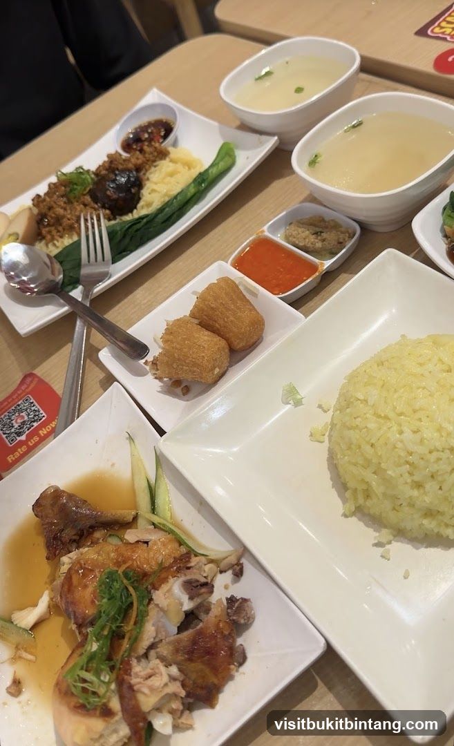 Hainanese Chicken Rice Meal