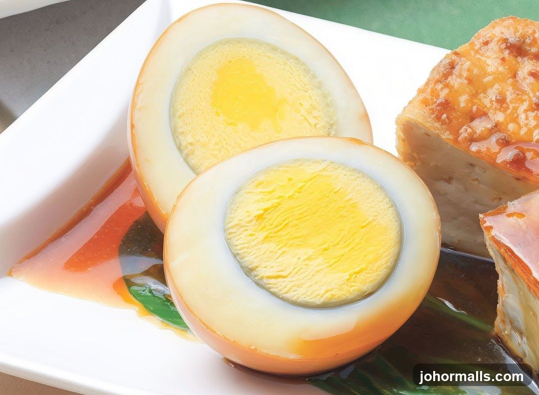 Braised Eggs and Meat Dish
