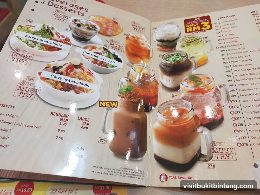 Beverages & Desserts