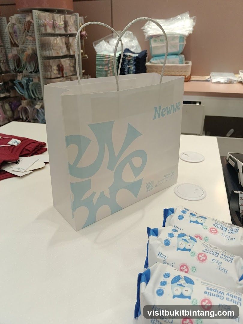 Shopping Bag and Baby Wipes
