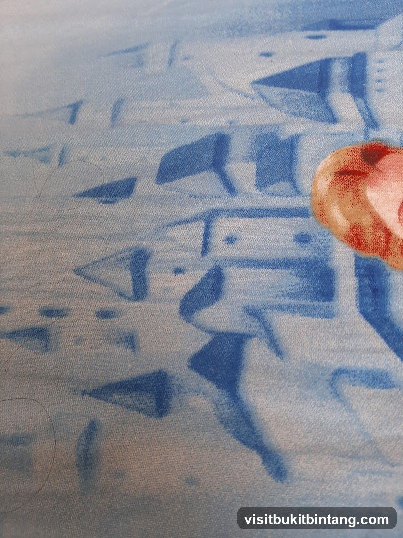 Abstract Blue and Pink Pattern