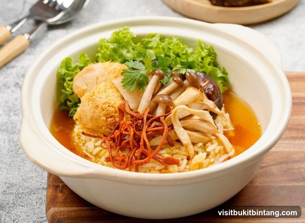 Mushroom and Chicken Rice Bowl