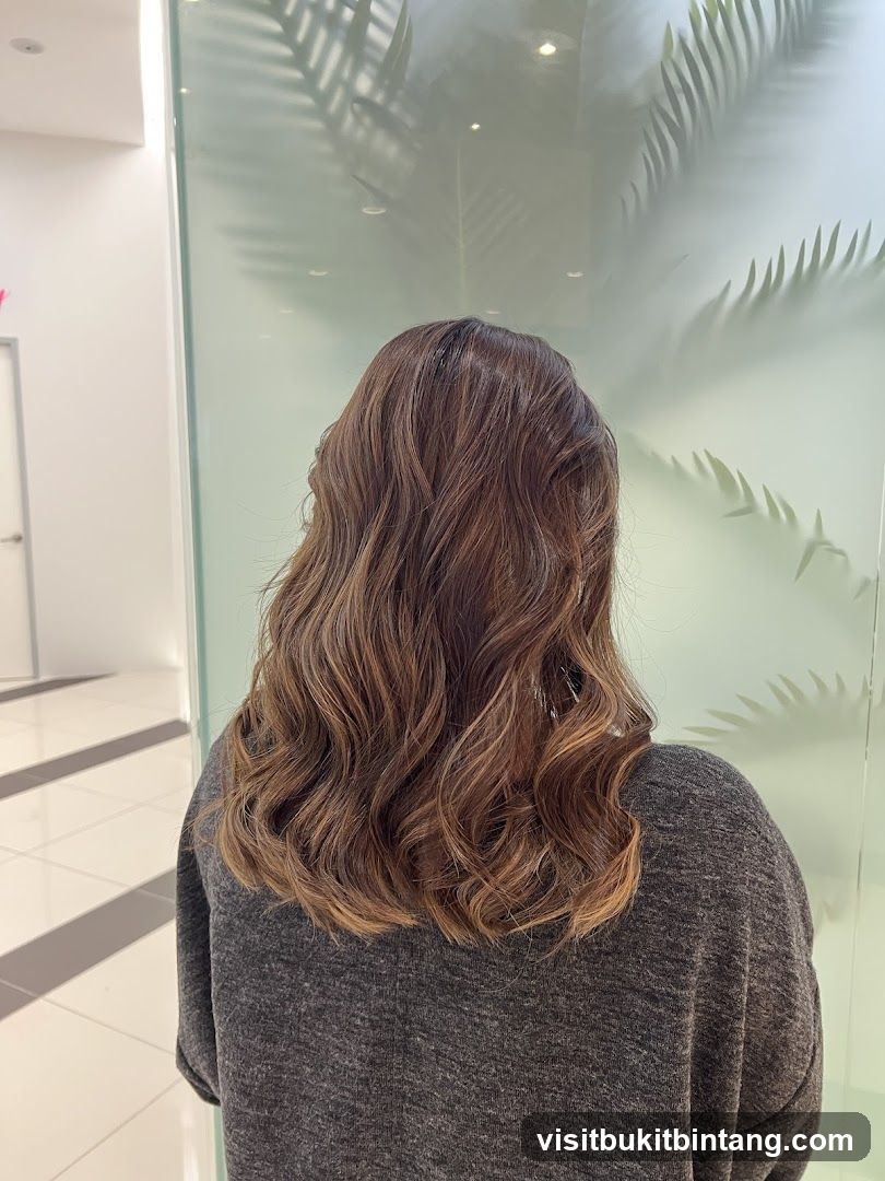 Woman with styled hair