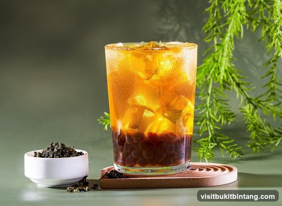 Bubble Tea with Tea Leaves