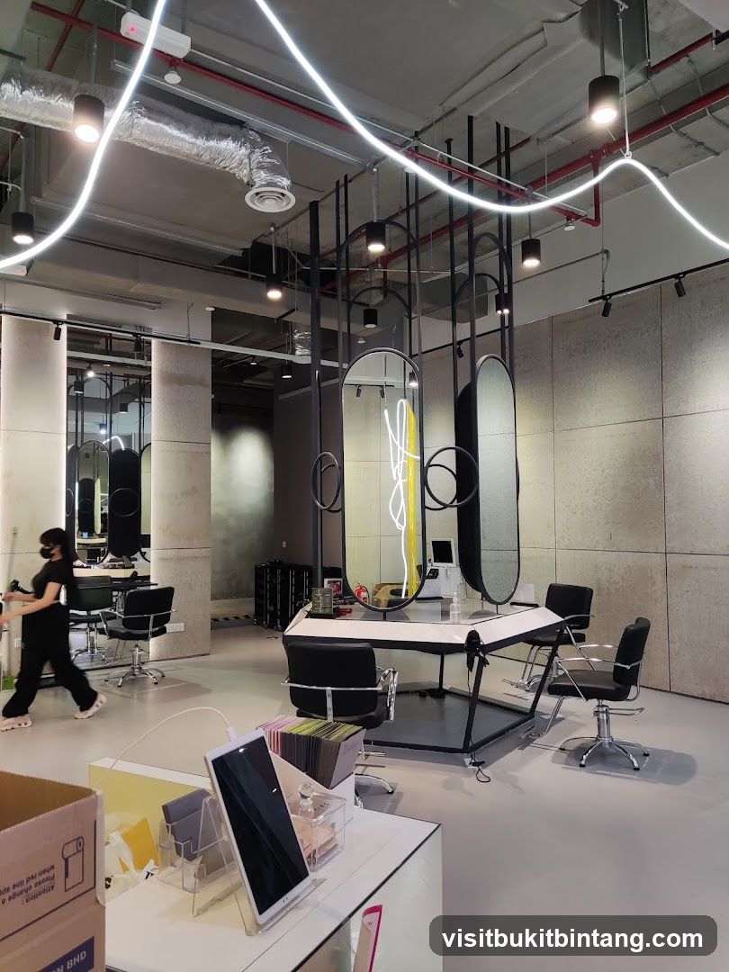 Modern Hair Salon Interior