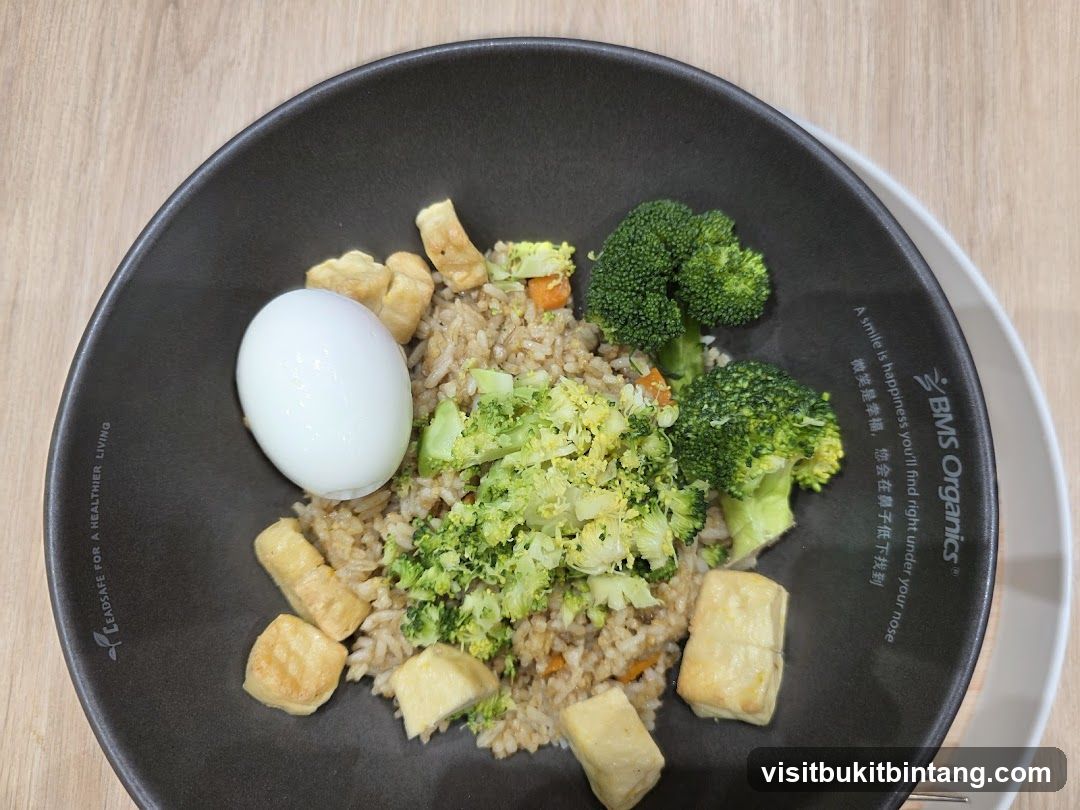 Fried Rice with Egg and Broccoli