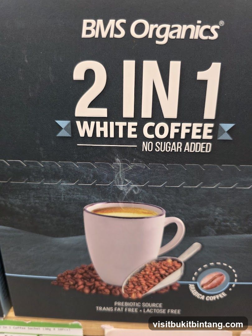 BMS Organics 2-in-1 White Coffee
