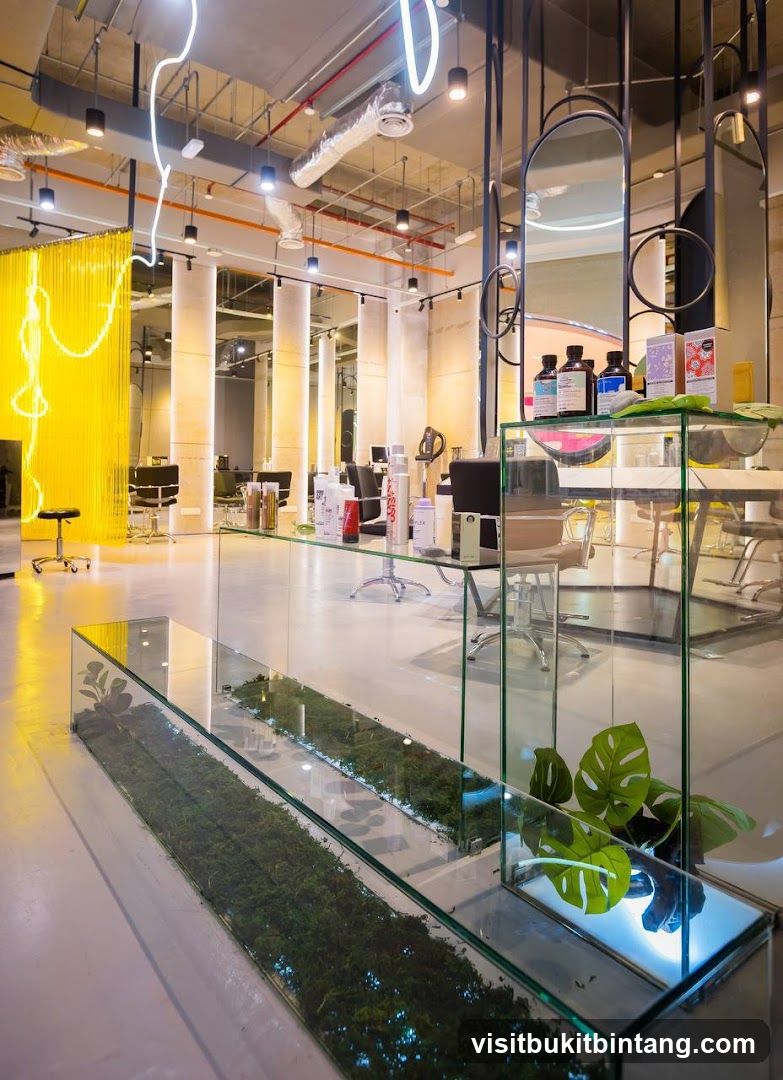 Modern Hair Salon Interior