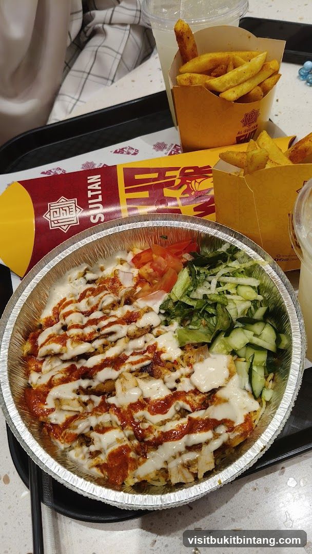 Chicken Shawarma Bowl with Fries