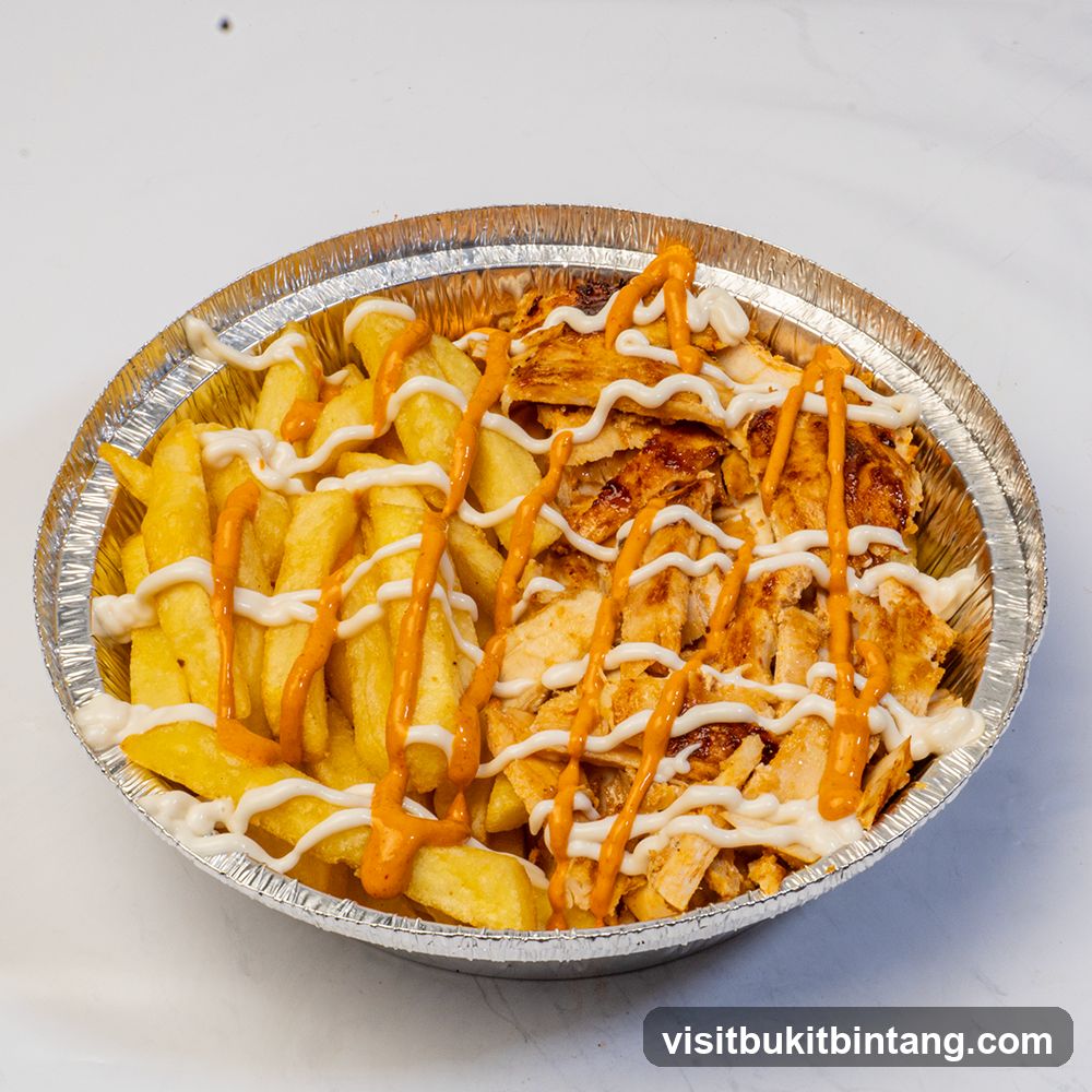 Chicken and Fries with Sauces