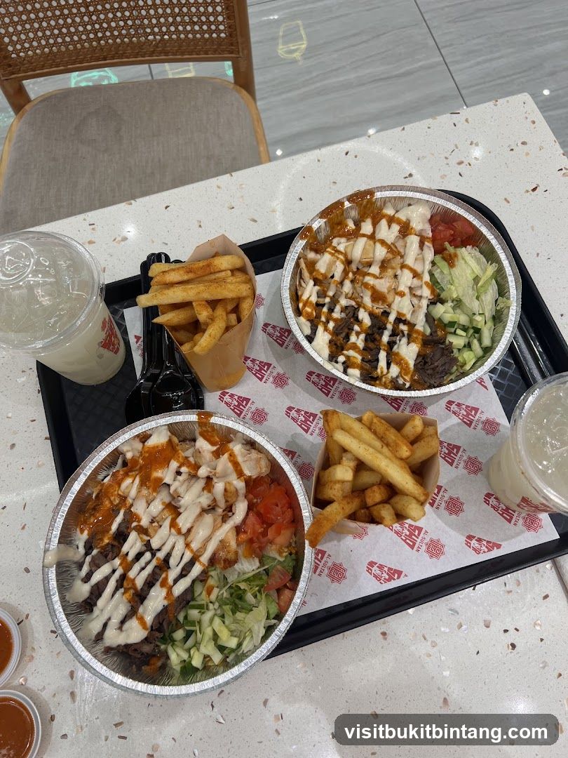 Shawarma Bowls and Fries