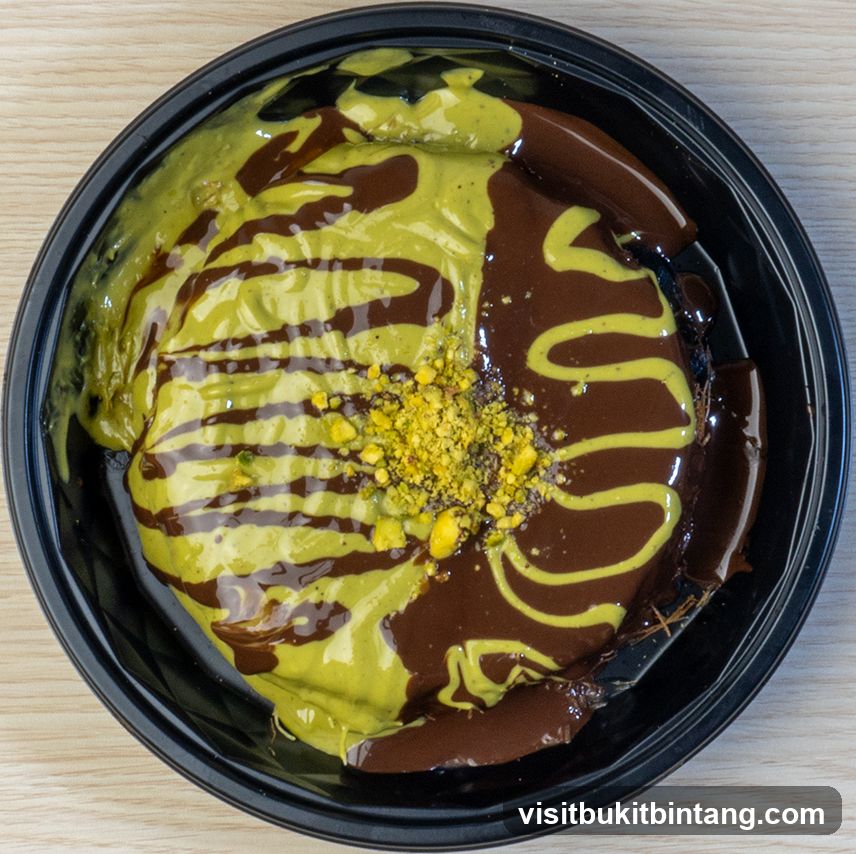 Dessert with Chocolate and Pistachio
