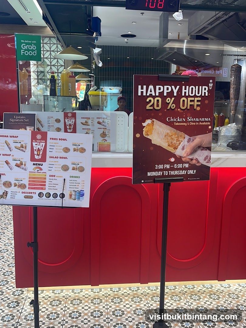 Chicken Shawarma Happy Hour Promotion
