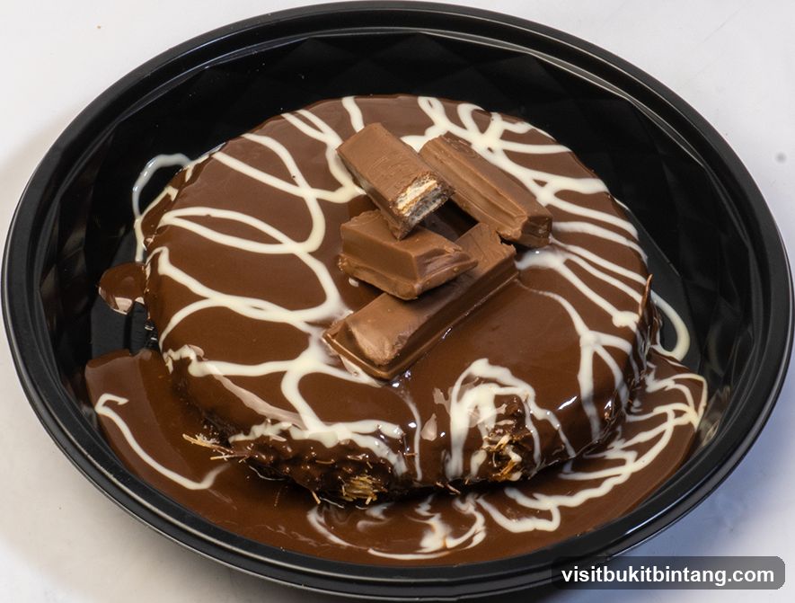 Chocolate Dessert with Kit Kat