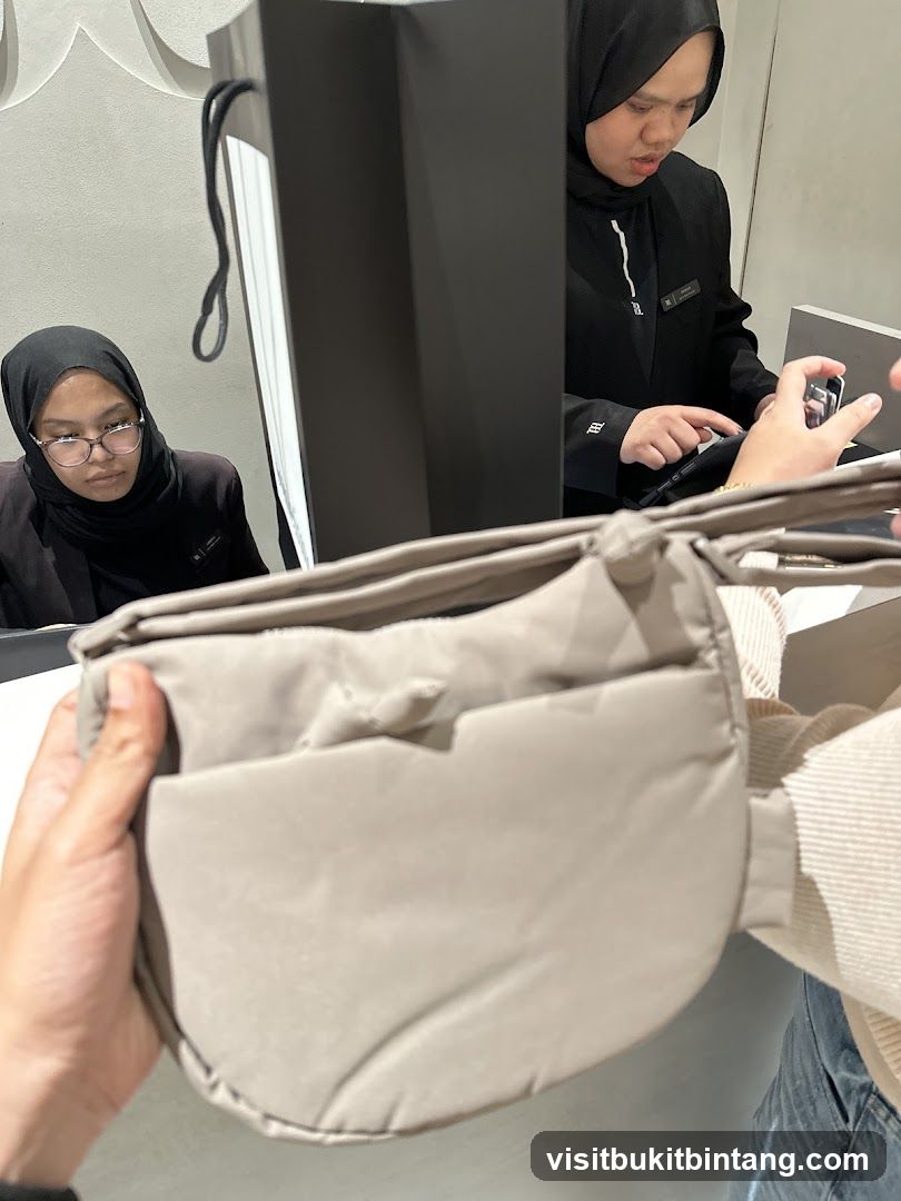 Shopping Bag and Staff