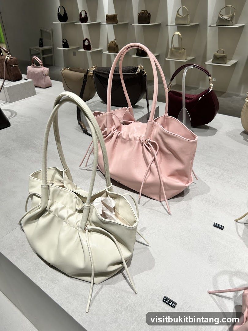 Handbags on Display