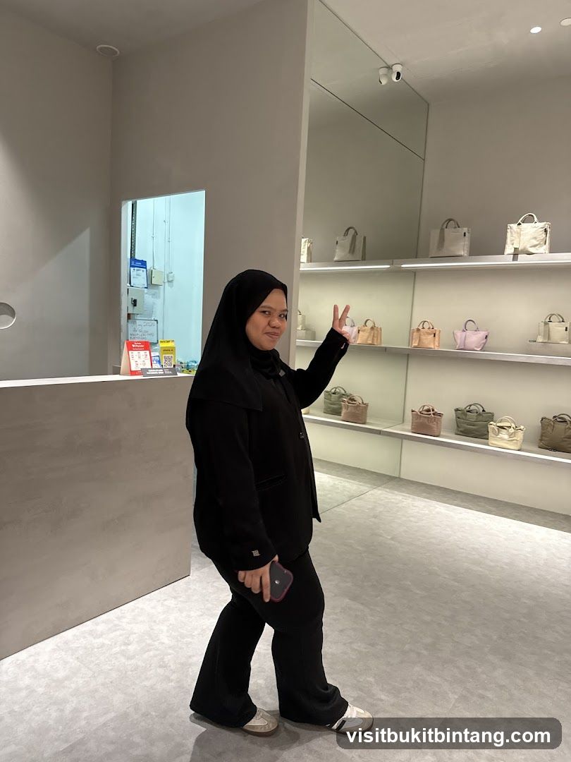 Woman Posing in a Store