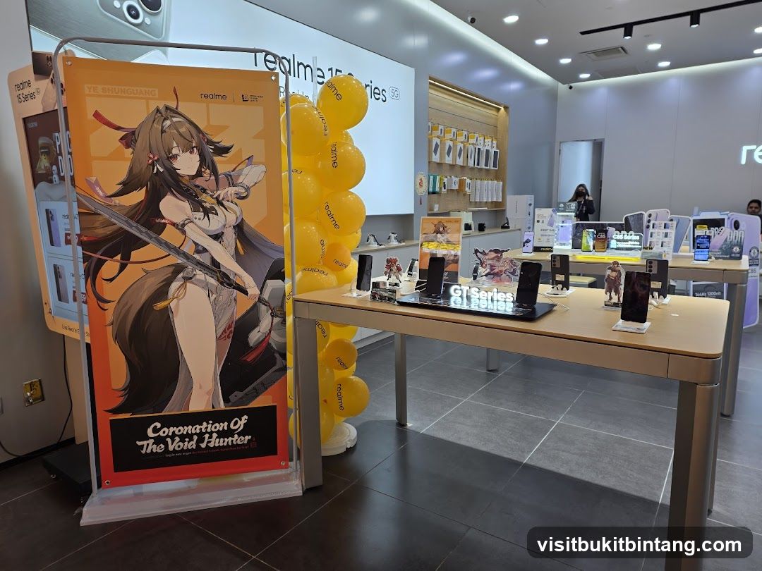 Realme Store Display