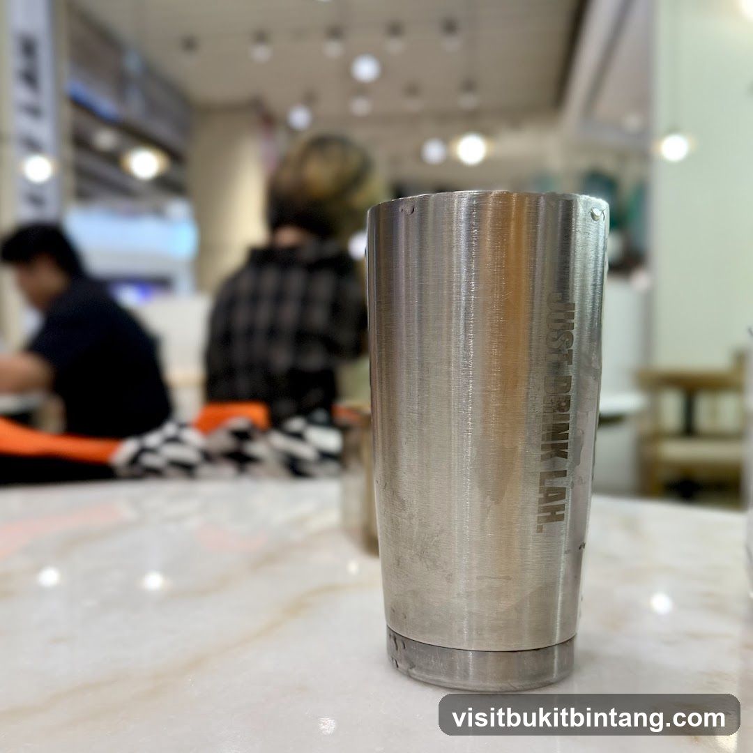 Metal Tumbler with Text