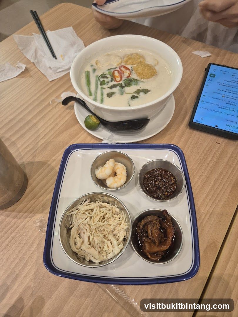 Laksa with Side Dishes