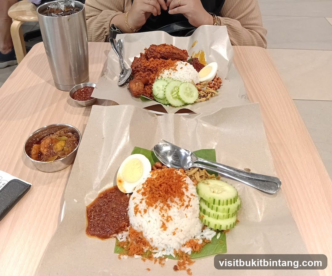 Nasi Lemak Dishes