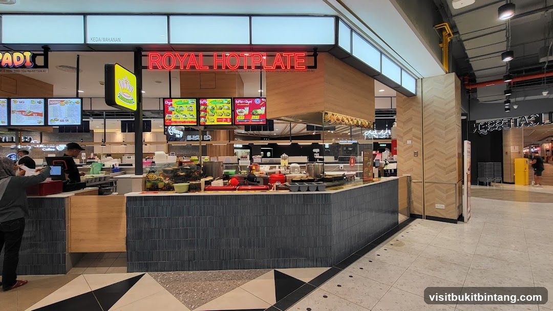 Food stall in a mall
