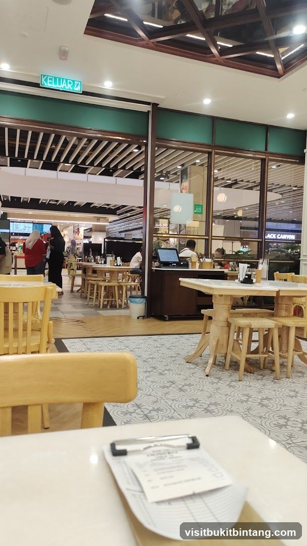 Restaurant Interior with Tables and Chairs