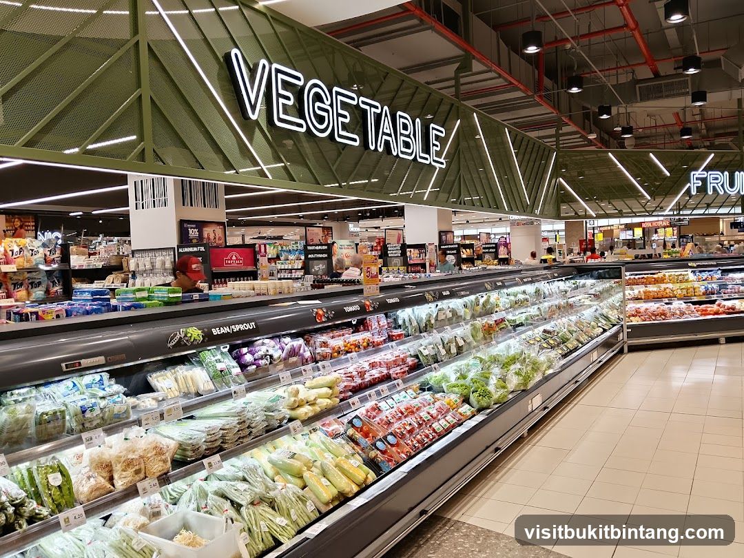 Supermarket Vegetable Aisle