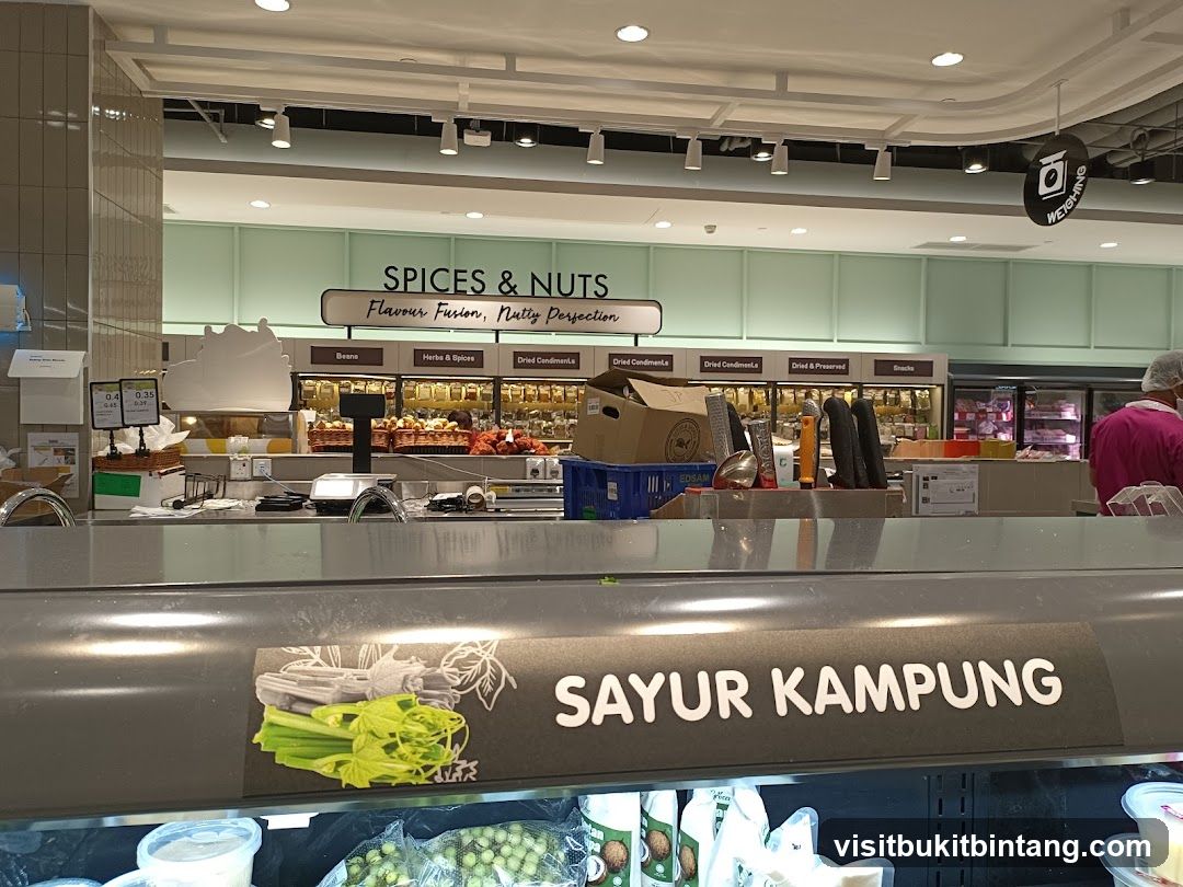 Spices and Nuts Section