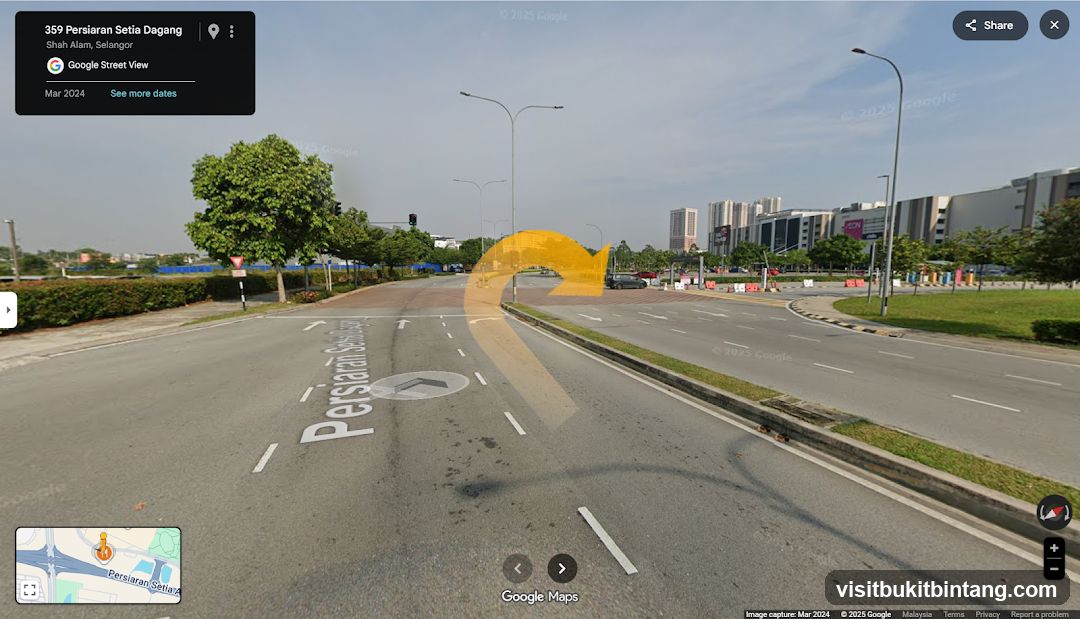 Street View of Persiaran Setia Dagang