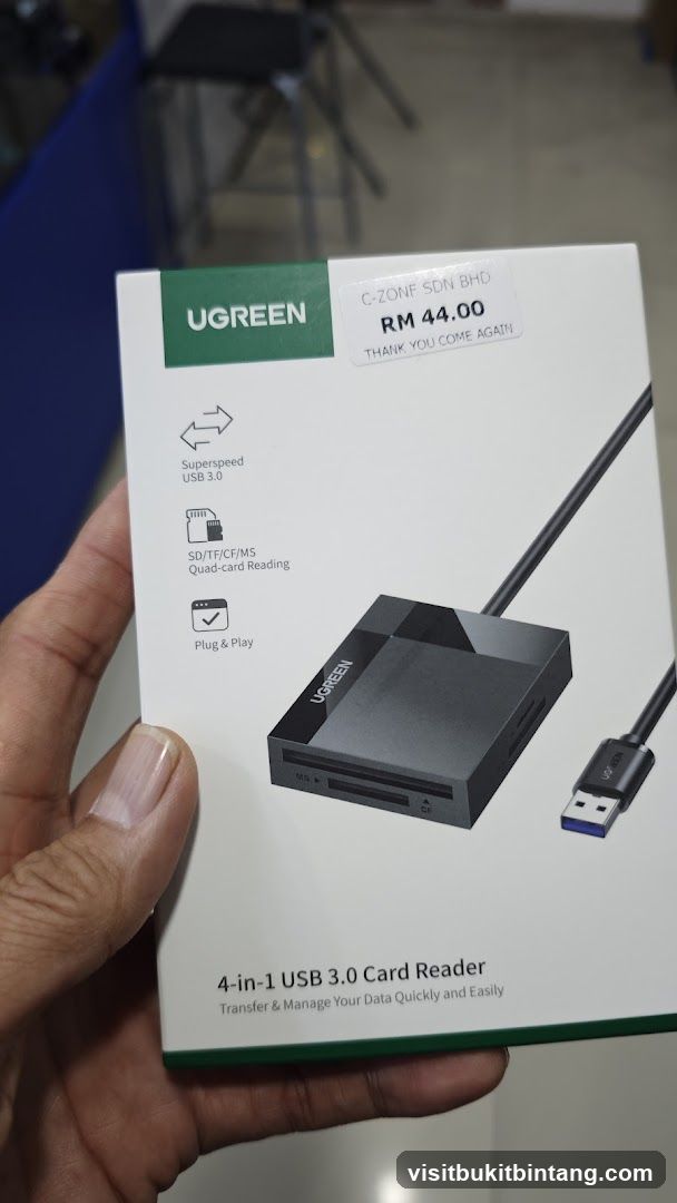 UGREEN 4-in-1 USB 3.0 Card Reader