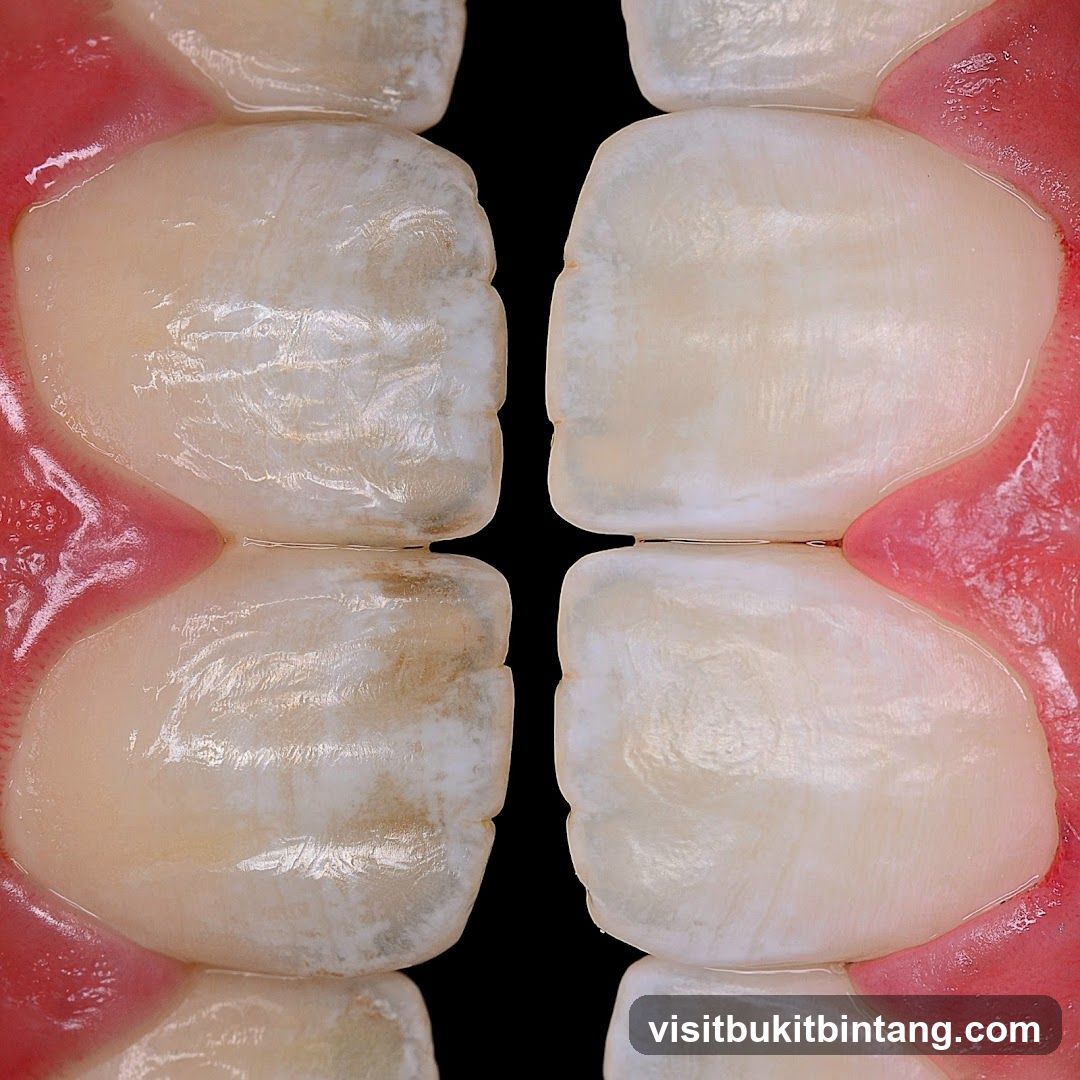 Close-up of Dental Crowns