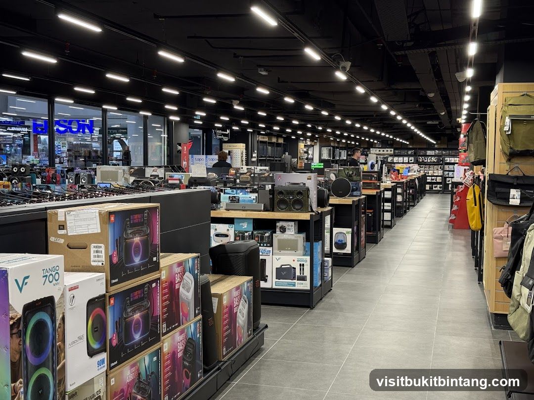 Electronics Store Interior