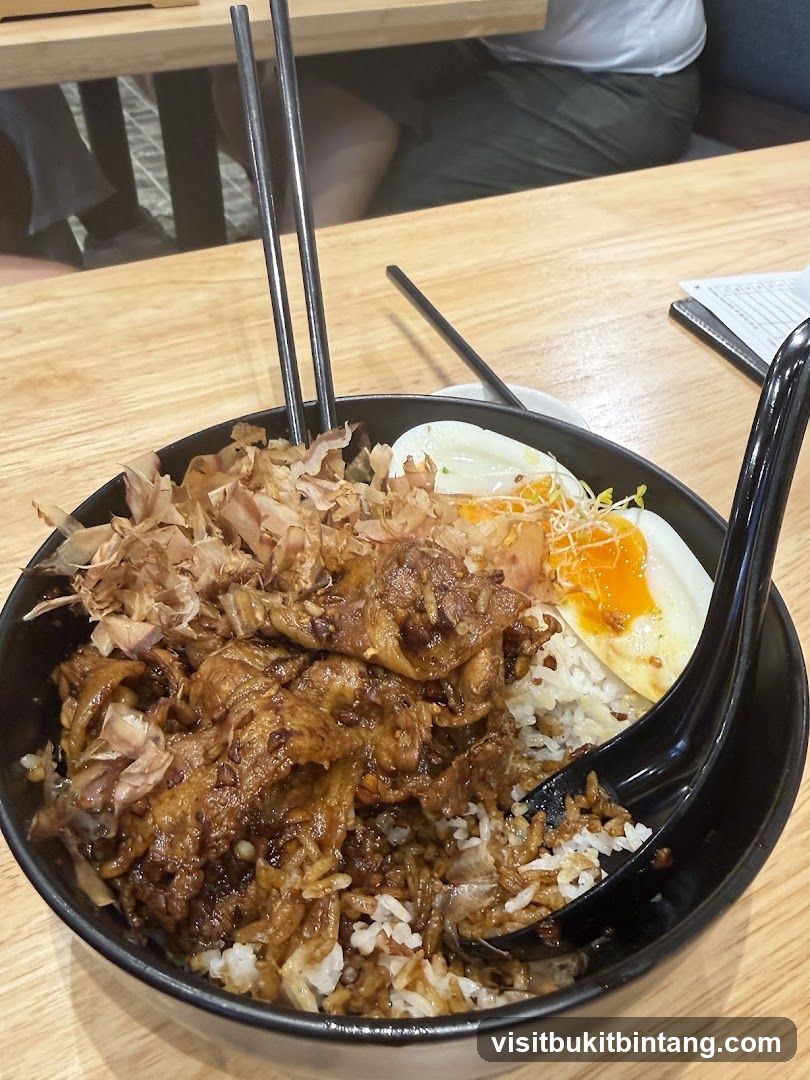 Rice Bowl with Meat and Egg